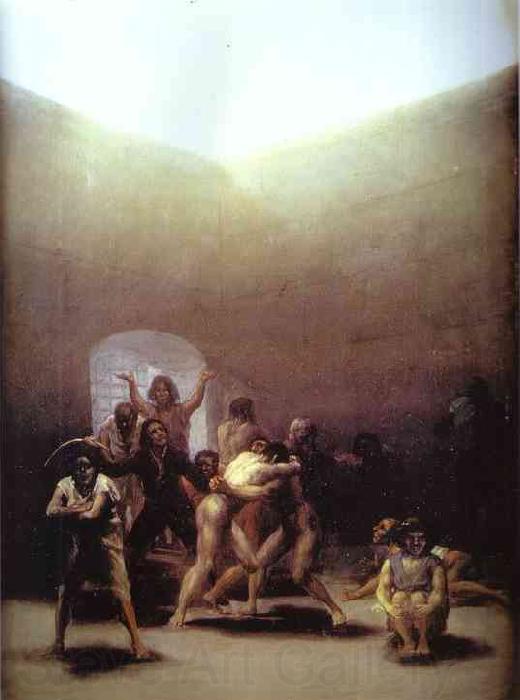 Francisco Jose de Goya Yard of Madhouse Norge oil painting art